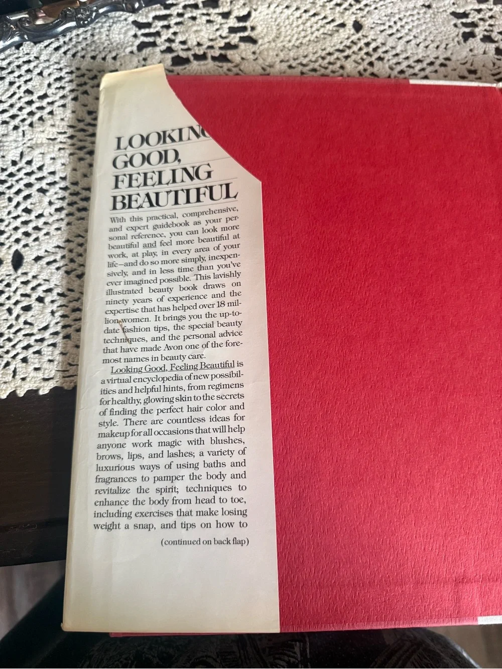 1981 The Avon Book of Beauty- Avon Looking Good, Feeling Beautiful — Hardback